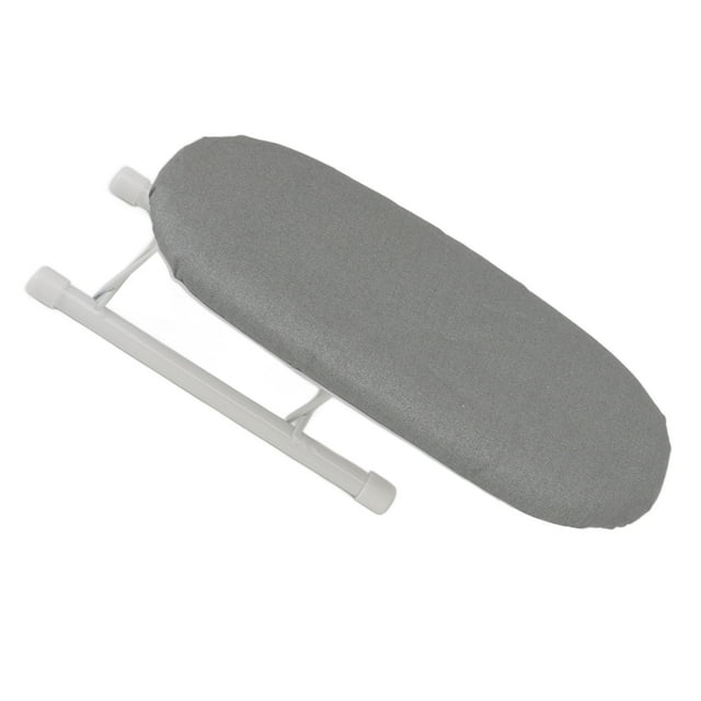 Tabletop Ironing Board, Space Saving Multifunctional Portable Heat Resistant Stable Support Home Ironing Board For Home Peony Flower,Grey