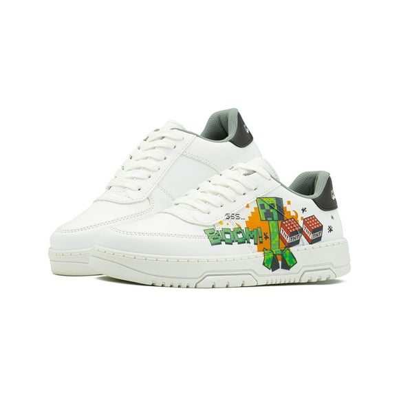 Choclo Yuyin Tenis Niño Minecraft Boom Blanco Antiderrapante blanco 23.5