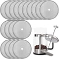 thumbnail image 2 of Ludlz French Press Replacement Filter Mesh Screen Coffee Press Filters Reusable Stainless Steel Mesh Filter for 34-ounce KONE French Press Coffee Tea Makers, 2 of 2