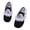 Black, variant on Girls Lace Dance Sneakers For Stage Performance Ballet Cat Shoes With Bowknot Design Shoe for Girls Size 5 Big Girls