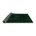 thumbnail image 2 of Ahgly Company Indoor Rectangle Oriental Green Modern Area Rugs, 2' x 4', 2 of 4