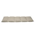 thumbnail image 2 of Mosaic Floor Pillow Lounger Cover, Antique Roman Time Inspired Rock Design with Circled Modern Lines Image Print, Nap Mat Printed Fabric Case for 5 Pillows, 88" x 27", White Peach Tan, by Ambesonne, 2 of 5