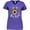 Purple, variant on Inktastic Bee Kind Bees and Sunflower Women's V-Neck T-Shirt