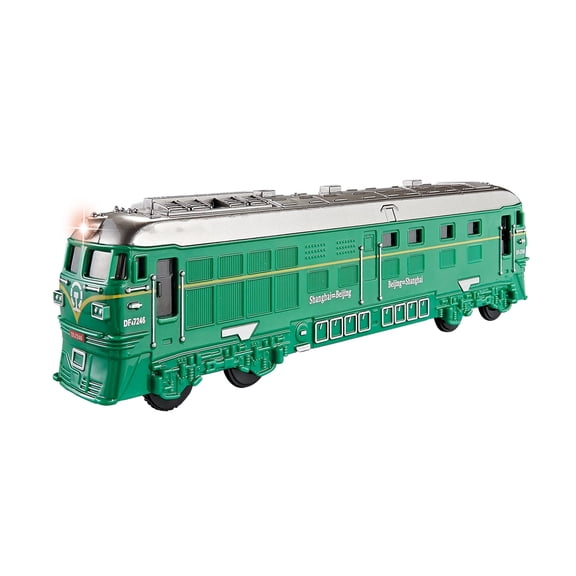 TEAMD Train Toys for Kids with Sound & Light - Train Set for 3 4 5 6 Years Old Boys Girls Classic Toy Gift for Holiday, Birthdays or Christmas,Blue