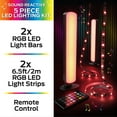 thumbnail image 2 of Monster 5PC Sound Reactive RGB LED Lighting Kit, 2 of 8