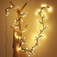 thumbnail image 4 of EIMELI 72LEDs Willow Vine String Lights 8 Lighting Modes Vine Lights DIY Decorative Tree Branch Lights with Remote Control 2.5M Warm White, 4 of 9