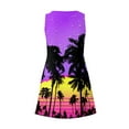 thumbnail image 5 of kytmyeq Women's Casual Summer Tank Dresses With Pockets Hawaiian Print V-Neck Sleeveless Dresses, 5 of 5