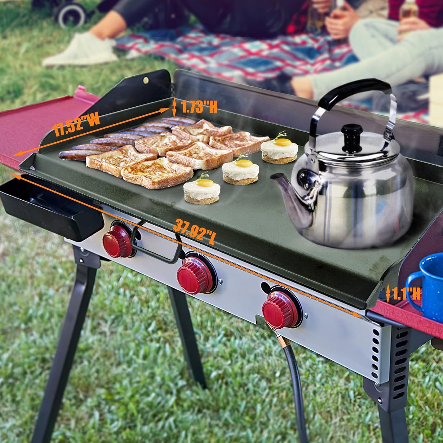 Camp chef burner stove with retailers griddle costco