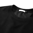 thumbnail image 4 of CHGBMOK Men's T-shirts Solid Color Suede Pullover Round Neck Long Sleeved Sweatshirt Loose Plus Casual Long Sleeved Round Neck Top/Shirt,Sizes M-3XL, 4 of 8