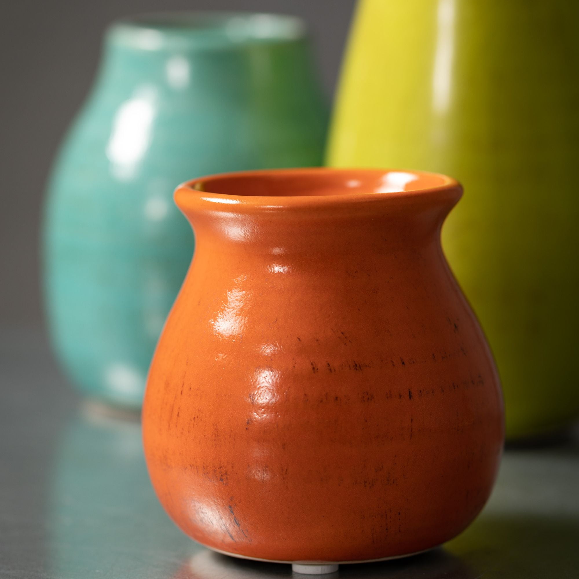 Sullivans Set of 3 Petite Ceramic Vases 3"H, 4.5"H & 5.5"H Multicolored