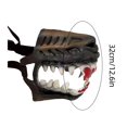 thumbnail image 3 of Dog Muzzle for Halloween,Hilarious Costume with Large Teeth For Halloween Party Cosplay Dogs Pet Lifelike Teeth Mask with Adjustable Straps, 3 of 4