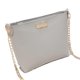 thumbnail image 1 of Bolso bandolera de un solo hombro con textura elegante en color blanco, 1 of 5