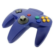 TekDeals For Nintendo 64 N64 Controller Video Game Console Gamepad Joystick Joypad Wired, Blue