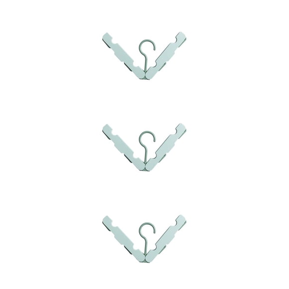 Wosthever Colgador de ropa plegable para acampar, senderismo, tendedero, abrigo, faldas, trajes, soporte, apartamento, hogar, organizador, verde Type1 NO1