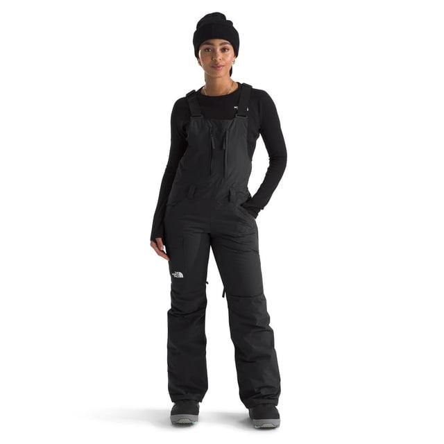 Babero THE NORTH FACE Freedom con aislamiento TNF negro para mujer, tamaño mediano
