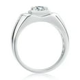 thumbnail image 4 of K-KED 1.0 Carat Moissanite Engagement Ring for Men 925 Silver D Color GRA Certificate, 4 of 7
