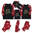 thumbnail image 6 of Odeerbi Matching Family Christmas Pajamas Sets Plaid Sleepwear Parent-Child Xmas Patchwork Plaid Printed Homewear Suits Round Neck 2025 Long Sleeve Two-piece Jammies Sets Loungewear for Mom, 6 of 7