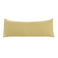 thumbnail image 1 of Body Pillow Case Soft Microfiber Long Bedding Body Pillow Covers Gold 20"x72", 1 of 7