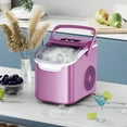 thumbnail image 5 of KNDKO Efficient Portable Countertop Ice Maker: Quick 8-Cube In 6 Mins, Up To 26Lb/Day, 2 Ice Sizes, Perfect For Home/Party/Travel Purple, 5 of 7