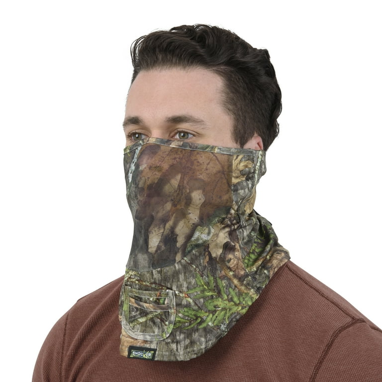 Shocker, Hunting Neck Gaiter, Mossy Oak Obsession Camo, 1 Ct