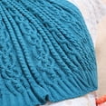 thumbnail image 6 of Battilo Teal Blue Throw Blanket,Chenille Cable Knit Throw Blankets,Cozy Decorative Turquoise Throw,Housewarming Gifts,51"x67", 6 of 6