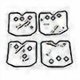 thumbnail image 3 of 4 Set Carburetor Rep Kit With Vacuum Diaphragm For It Gsf 600 S 96-03, 3 of 5