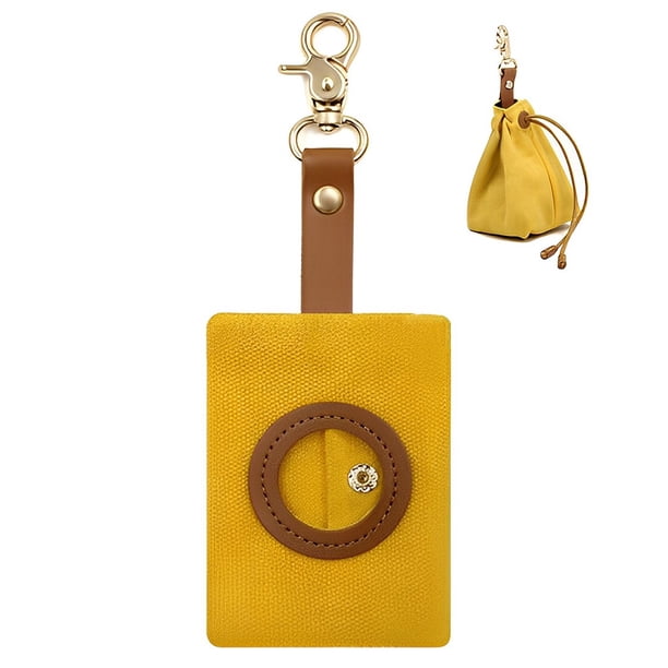 Greeniant Bolsa de almacenamiento de alimentos para mascotas portátil de gran capacidad, bolsa de lona plegable para entrenamiento de animales, Suministros para perros Amarillo Tipo 3