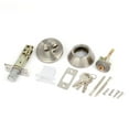 thumbnail image 2 of Bathroom Bedroom Stainless Steel Cylinder Deadbolt Door Locks with Keys, 2 of 7