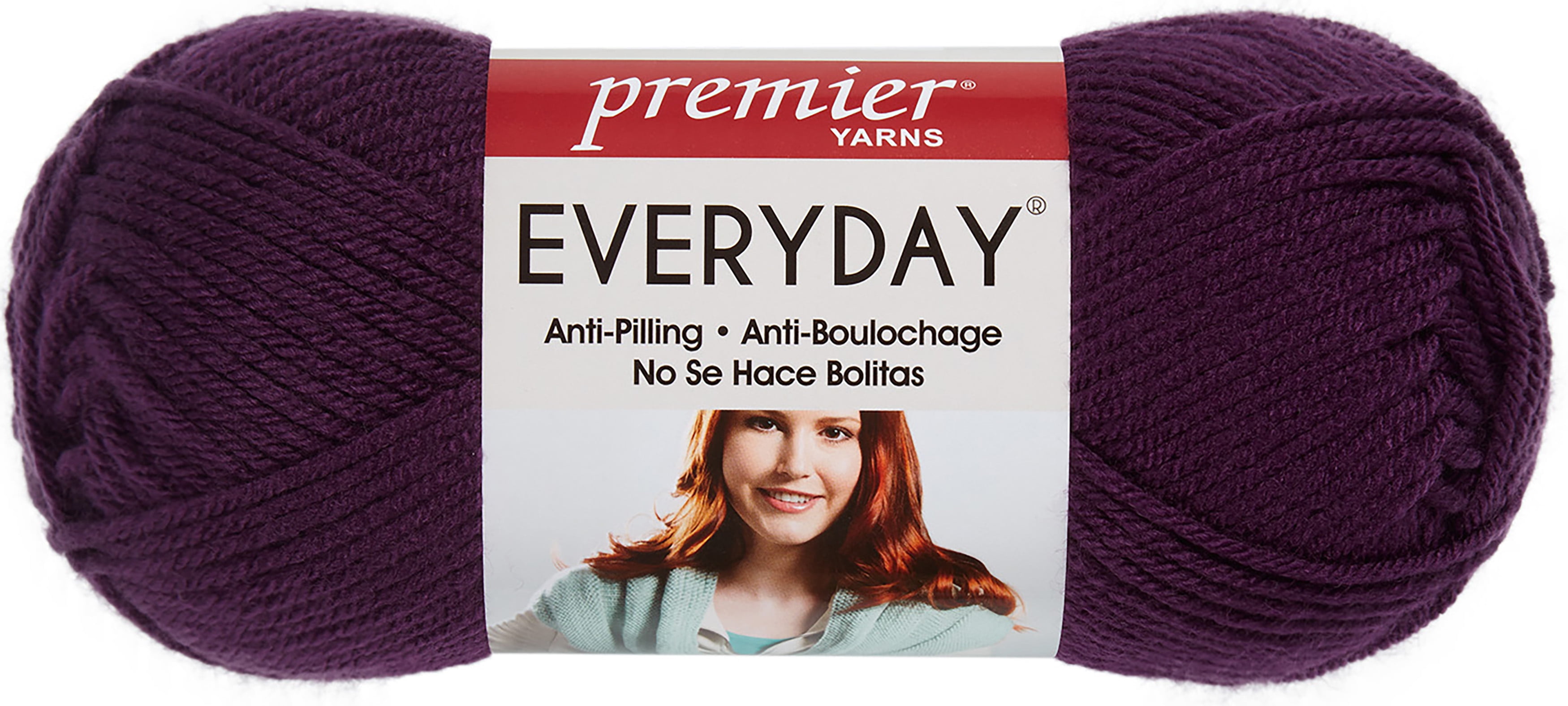 Premier Yarns Anti-Pilling Everyday DK Solids Yarn-Magenta 