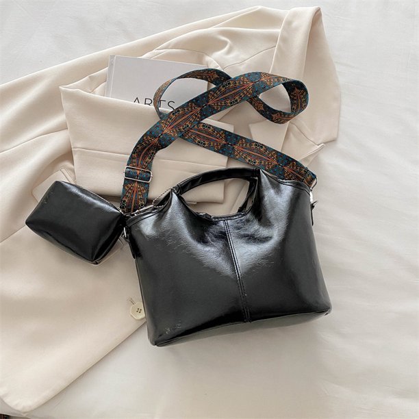 Nuevo bolso de mano de gran capacidad, versátil y de gran valor, para desplazamientos diarios, estilo sencillo, tipo cesta de verduras, bandolera de hombro, otoño 2025