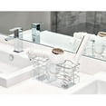 thumbnail image 2 of iDesign Cabinet Door Hair Styling Tool Organizer, 3 Compartments, Clear, 2 of 5