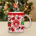 thumbnail image 5 of SDJMa 3D Santa Claus Mug, Cute 3D Santa Coffee Cup, Multi-Purpose Merry Christmas Mugs Gift for Women Men Coworkers Kids, 11oz, 5 of 9