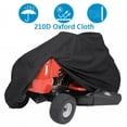 thumbnail image 2 of Graflsoa Housse de Tondeuse en Polyester 210D Robuste avec Protection UV, Housse de Tracteur Imperméable pour Tondeuses 55 Pouces, Cordon de Serrage Réglable, 183x137x117cm, 2 of 7