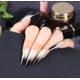 thumbnail image 1 of 24 uñas postizas Vhermosa Extralargas de bailarina a presión color degradado con purpurina, 1 of 3