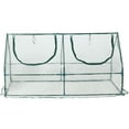 thumbnail image 5 of Portable Mini Greenhouse with Large Zipper Doors, Greenhouse for Indoor Outdoor with Sturdy Frame, Green House Canopy for Plant, Clear, LJ1874, 5 of 7