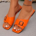 thumbnail image 6 of Viluyesy Slippers for Women Non-Slip Comfortable Open Toe Womens Graceful Footwear Orange Size 39, 6 of 10