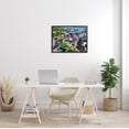 thumbnail image 2 of Stupell Industries Neighborhood Houses River Architecture Graphic Art Black Framed Art Print Wall Art, Design by Carla Daly, 2 of 7