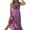 Purple, variant on Summer! Ashirexll Summer Dresses for Women Casual Lace-up Long Print Boho Dresses Plus Size Midi Maxi Dresses Orange XXL