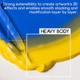 thumbnail image 4 of Set de pintura acrílica MEEDEN Heavy Body de 24 colores de 60 ml, 4 of 7