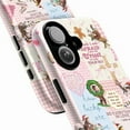 thumbnail image 2 of Pink Curious Monkey with Christian Christmas Phone Case, Bible Verse iPhone Cover, God Is Bigger Than Your Pain Faith Inspired Case for iPhone 16 15 14 13 12 11 Pro Max Plus Mini, 2 of 6