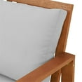 thumbnail image 6 of Alaterre Furniture Weston Eucalyptus Wood Outdoor Chair with Gray Cushions, 6 of 9