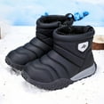thumbnail image 2 of Otqutp Kids Snow Boots for Boys Girls Winter Plus Velvet Thick Warm Outdoor Boots Waterproof Booties with Faux Fu𝗿 Lined, 2 of 7