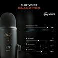 thumbnail image 4 of Blue Yeti USB Microphone for Recording, Streaming, Gaming, Podcasting on PC and Mac, Condenser Mic for Laptop or Computer with Blue VO!CE Effects, Adjustable Stand, Plug and Play - Blackout, 4 of 9