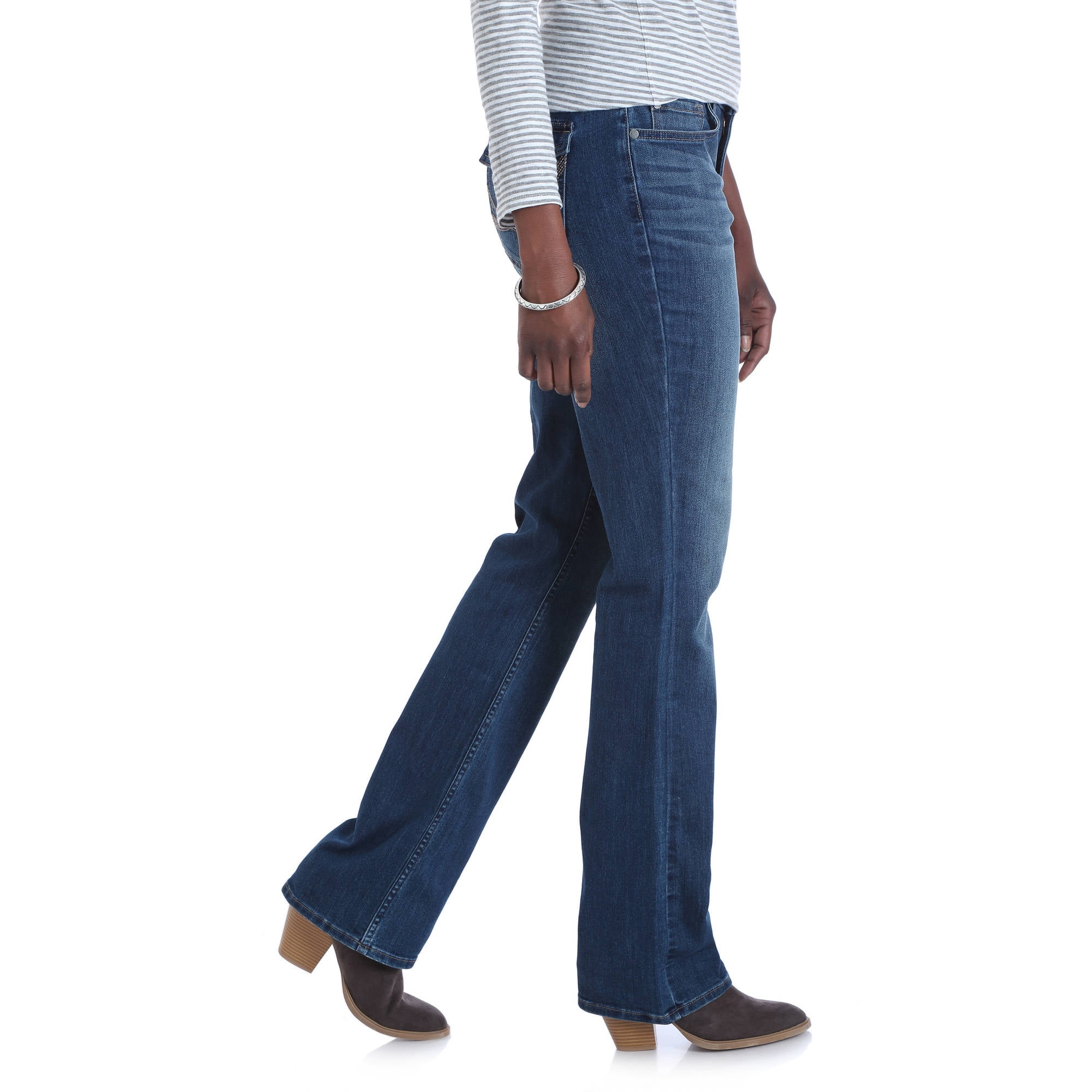 Riders By Lee Indigo Damen Midrise Bootcut Jeans – Regular Fit, Stretch-Denim, Mit Ikonischer Gesäßtasche