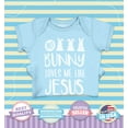 thumbnail image 2 of Shop4Ever No Bunny Loves Me Like Jesus Easter Baby's Bodysuit Infant Cotton Romper 18 Months Light Blue, 2 of 5