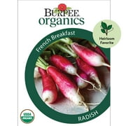 Burpee Organic French Breakfast Radish Vegetable Seed, 1-Pack, Full Sun, Annual