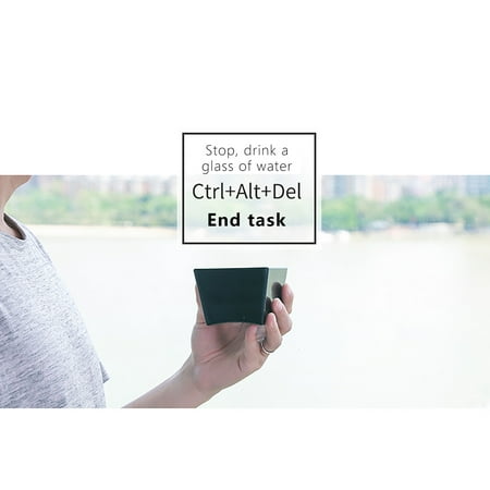 

Fabiurt 3Pcs Tea Cup Set Keyboard Key Ctrl-Alt Mug Coffee Container for Home Office for home White