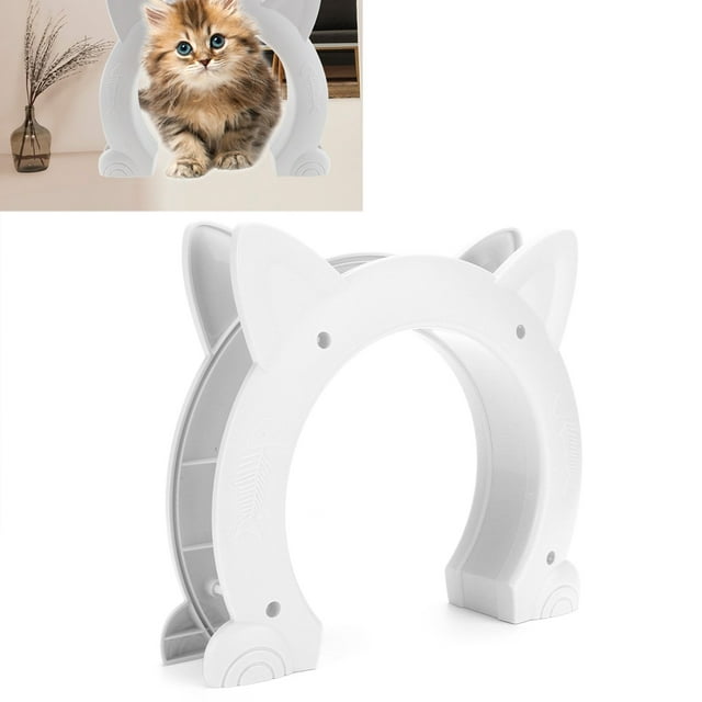 Octpeak Pet Gate, Cat Door ABS Material For Interior Exterior For Window For Household Doors