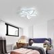 thumbnail image 2 of Luz de techo LED, lámpara de techo moderna 60W 4500LM, accesorio de luz de techo de pétalo moderno para sala de estar, cocina, baño, dormitorio, comedor (blanco frío 6000K, diámetro 60 cm) Kuyhfg Sin marca, 2 of 5