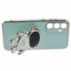thumbnail image 4 of For Samsung Galaxy S24 Case Electroplating Soft TPU Phone Cover Astronaut Hidden Kickstand - Cyan, 4 of 5